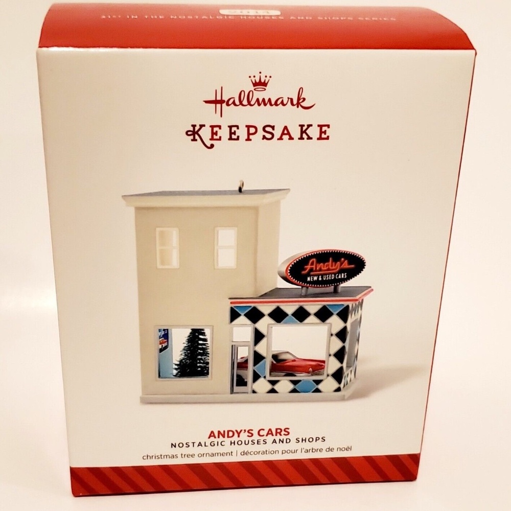 Hallmark Keepsake 🎄Christmas Ornament 2014 Andy's Cars 🚗 Rare Collectible!